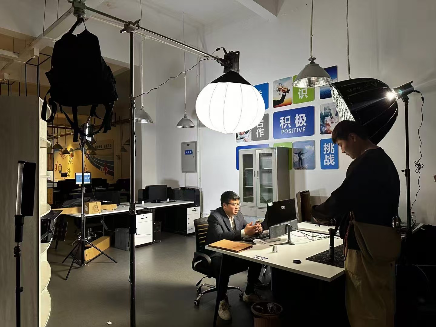 《我》微电影制作现场